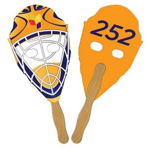 Hockey Mask Auction Hand Fan Full Color