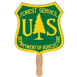 Crest Recycled Hand Fan