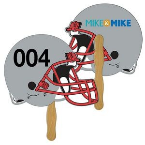 Sports Helmet Auction Hand Fan Full Color