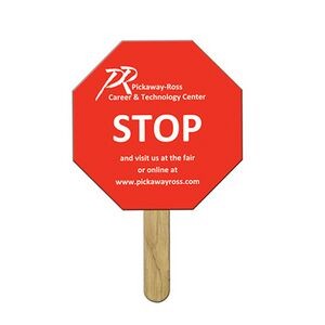 Stop Sign Stock Shape Mini Fan