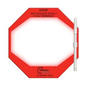 Stop Sign Digital Memo Board