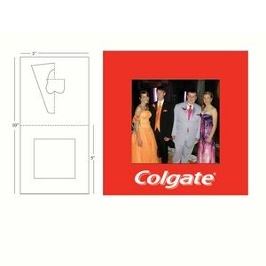 Offset Printed Square Photo Frame w/Easel Back (3