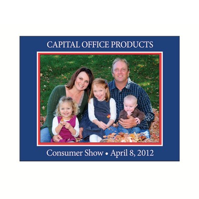 Offset Printed Rectangle Photo Frame w/ Easel Back (5"x7" Photo)