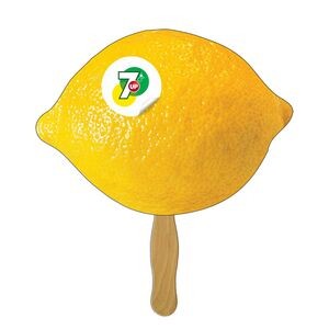 Lemon/ Lime Auction Hand Fan Full Color