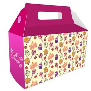 House Shaped Donut/Gable Box 9" x 4" x 5"