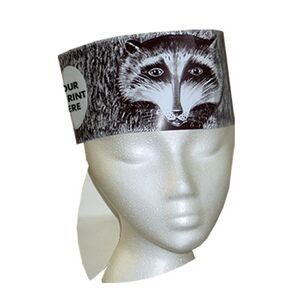 Pre-Printed Raccoon Headband