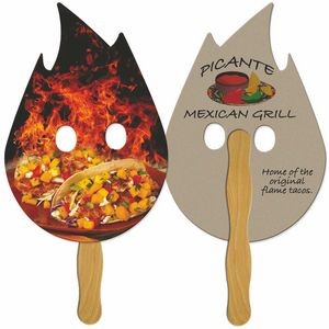 Flame Recycled Hand Fan
