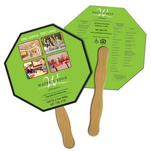 Stop Sign Fast Hand Fan (2 Sides) 1 Day