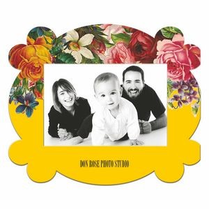 Offset Printed Rectangle Photo Frame w/Easel Back (4