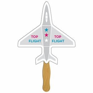 Airplane Hand Fan Full Color (1 Side)