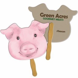Pig Recycled Hand Fan