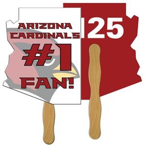 Arizona State Auction Hand Fan Full Color