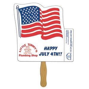Flag Coupon Hand Fan Stock Graphic