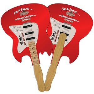 Electric Guitar Fast Hand Fan (2 Sides) 1 Day
