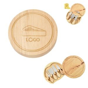 4-Piece Wooden Cheese Server Kit