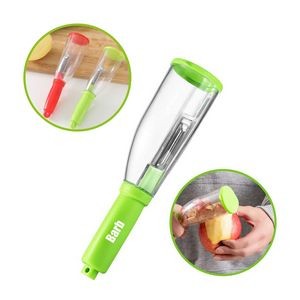 Handy Peeler With Container