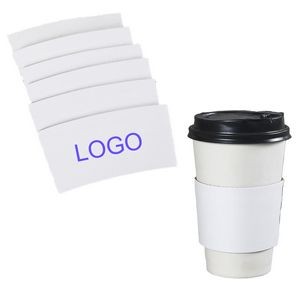 Corrugated Paper Coffee Cup Sleeve Insulated Beverage Wrap