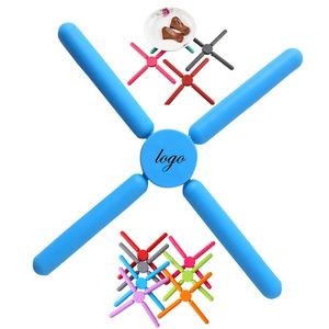 Foldable Cross Silicone Trivets