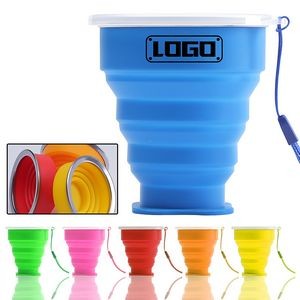Silicone Collapsible Water Cup For Travel Hiking Camping
