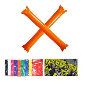 Inflatable Noisemaker Cheering Thunder Sticks With Straw