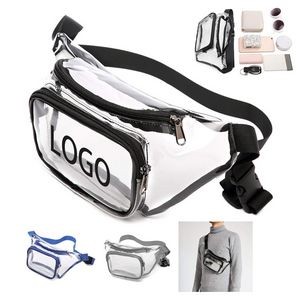 Clear 2 Pockets Fanny Pack