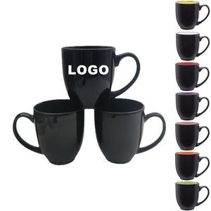 16 oz. Bistro Ceramic Mug - Two-Tone Custom Drinkware