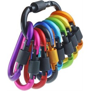 3" Carabiner Keychain With Screw Lock