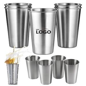 17Oz Camping Stainless Steel Stackable Metal Pint Cup