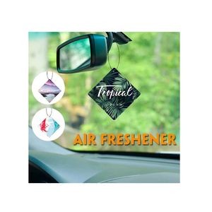 Custom Shape Perfume Hanging Car Air Freshener