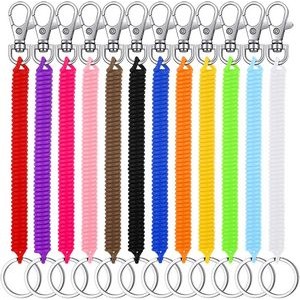 Retractable Coil Keychain With Lobster Clasp