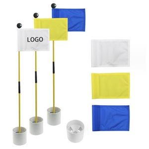 Golf Practice Flagsticks Flags With Cups