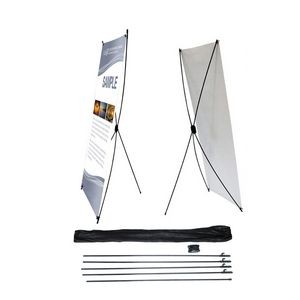 X Banner Stand With Banner