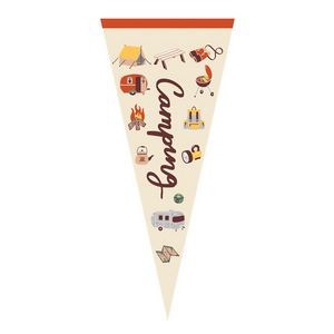 Design Your Own Single-Sided Full Color Printed Felt Pennant