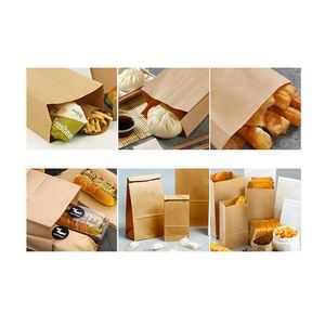 Thickened Oil-proof Natural Kraft Paper Sack