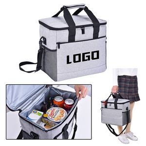 17L Collapsible and Insulated Lunch Bag Cooler Portable Tote
