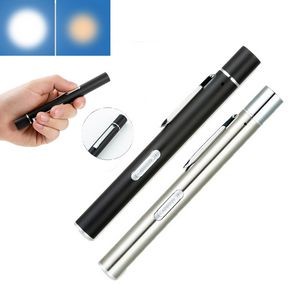 USB Rechargeable Medical Flashlight With Pen Clip