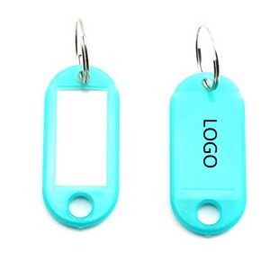 Label Card ID Tag With Key Ring