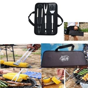 Bbq Tool Set In Carrying Case