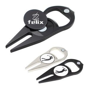 Hat Trick Openers 6-in-1 Golf Divot Tools