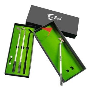 Mini Desktop Golf Pen Toy Set