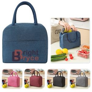 Cationic Fabric Insulated Grocery Bag Lunch Tote Bag