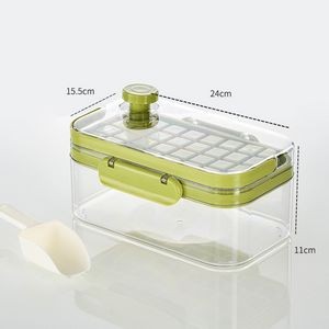 One Button Release Ice Cube Tray
