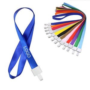 3/4" Solid Polyester Exhibition Lanyard For Id Badges