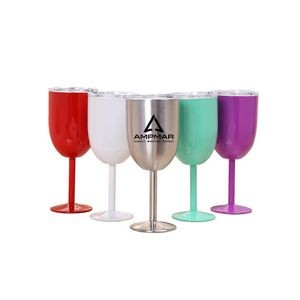 Stainless Steel Wine Cup 10 Oz Double-Walled
