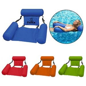 Inflatable Swimming Hammock Float Foldable Seat Lounger Recliner