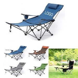 Outdoor Adjustable Folding Camping Lounge Chair