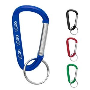 3" Carabiners With Split Ring Attachment