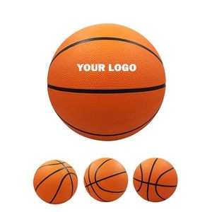 Size 5, 7 Rubber Basketball W/ Custom Imprint