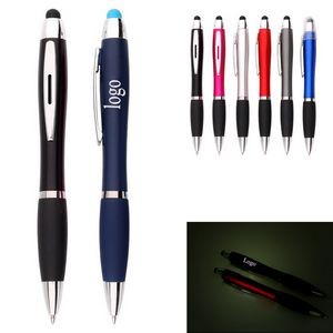 Led Light Pen With Stylus Touch