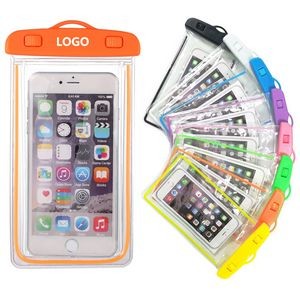 PVC Waterproof Phone Pouch With Lanyard